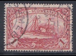 Deutsche Kolonien, Dt.-Südwestafrika MiNr 29 Kaiseryacht "Hohenzollern"