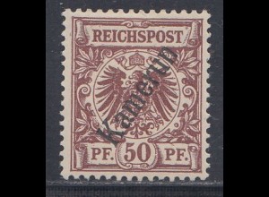Deutsche Kolonien, Kamerun MiNr 6, "Krone/Adler"