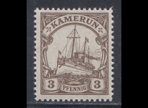 Deutsche Kolonien, Kamerun MiNr 20, Kaiseryacht "Hohenzollern"