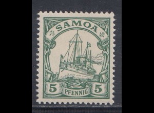 Deutsche Kolonien, Samoa MiNr. 8, Kaiseryacht "Hohenzollern"