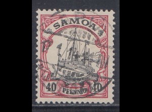 Deutsche Kolonien, Samoa MiNr. 13, Kaiseryacht "Hohenzollern"