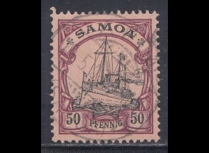 Deutsche Kolonien, Samoa MiNr. 14, Kaiseryacht "Hohenzollern"