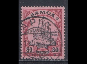 Deutsche Kolonien, Samoa MiNr. 15, Kaiseryacht "Hohenzollern"