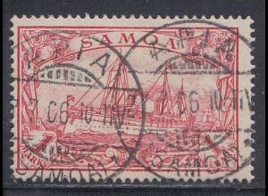 Deutsche Kolonien, Samoa MiNr. 16, Kaiseryacht "Hohenzollern", geprüft