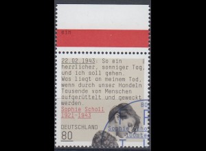 D,Bund Mi.Nr. 3606 Sophie Scholl (80)