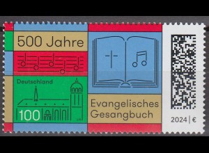 D,Bund Mi.Nr. 3809, 500 Jahre Evangelisches Gesangbuch (100)