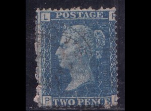 Großbritannien Mi.Nr. 17 Platte 14 Königin Victoria (2 P.)