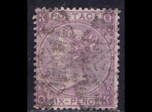 Großbritannien Mi.Nr. 25 Platte 6 Königin Victoria (6 P.)