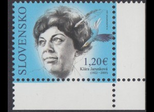 Slowakei MiNr. 959, 100. Geburtstag von Klára Jurunková (1,20)