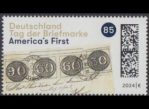 D,Bund Mi.Nr. 3822 Tag der Briefmarke 2024: America´s First (85)