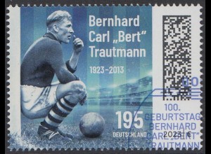 D,Bund Mi.Nr. 3787, 100. Geburtstag Berhard Casr "Bert" Trautmann (195)