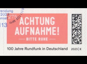 D,Bund Mi.Nr. 3792, 100 Jahre Rundfunk in Deutschland skl. (275)