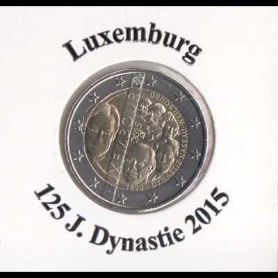Luxemburg 2015 Dynastie Nassau-W.