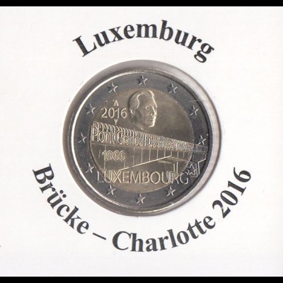 Luxemburg 2016 Brücke/Charlotte