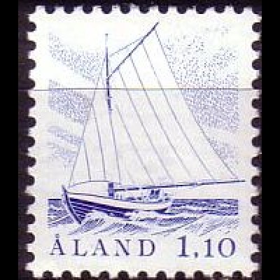 Aland Mi.Nr. 3 Freimarke, Fischerboot (1.10M)