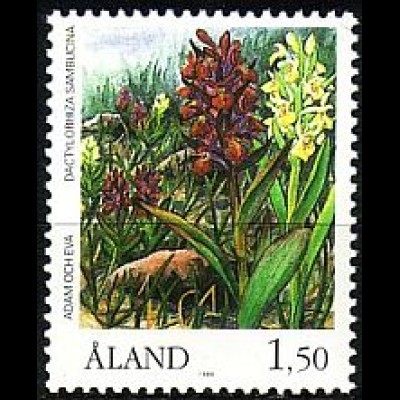 Aland Mi.Nr. 33 Orchideen, Holunder-Knabenkraut (1.50M)