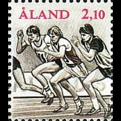 Aland Mi.Nr. 50 Int. Sportspiele, Kurzstreckenlauf (2.10M)