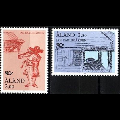 Aland Mi.Nr. 70-71 Touristische Attraktionen (2 Werte)