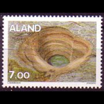 Aland Mi.Nr. 94 Gesteinsformationen, Rieselkessel Insel Bänö (7.00M)