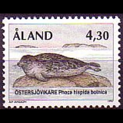 Aland Mi.Nr. 126 Eiszeit, Ostsee-Ringelrobbe (4.30M)
