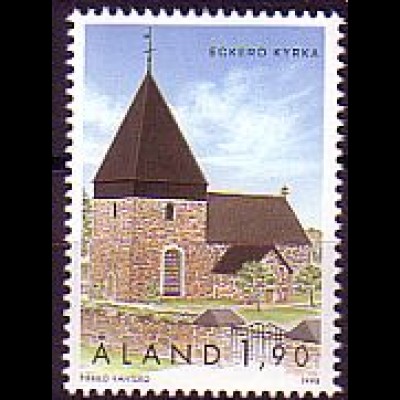 Aland Mi.Nr. 148 St.-Laurentius-Kirche Eckerö (1.90M)