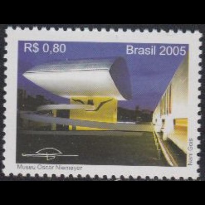 Brasilien Mi.Nr. 3403 Oscar-Niemeyer-Museum (0,80)