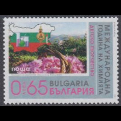 Bulgarien Mi.Nr. 5072 Int.Jahr der Chemie, Rosen, Flagge u.a. (0,65)