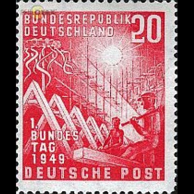 D,Bund Mi.Nr. 112 1. Bundestag (20)