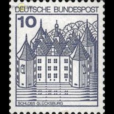D,Bund Mi.Nr. 913AI Burgen u.Schl.gez.Bdr. Glücksburg (10)