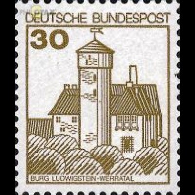 D,Bund Mi.Nr. 914AI Burgen u.Schl.gez.Bdr. Burg Ludwigstein (30)