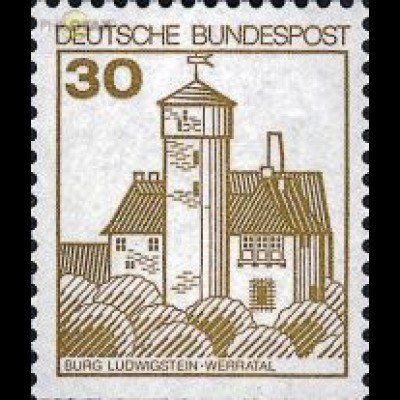 D,Bund Mi.Nr. 914DI Burgen u.Schl.unten geschn.Bdr Burg Ludwigstein (30)