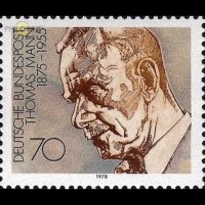 D,Bund Mi.Nr. 961 Nobelpreisträger Mann (70)