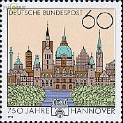 D,Bund Mi.Nr. 1491 750 J.Hannover (60)