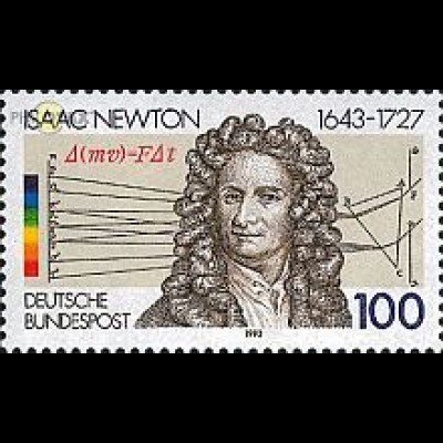 D,Bund Mi.Nr. 1646 Sir Isaac Newton (100)