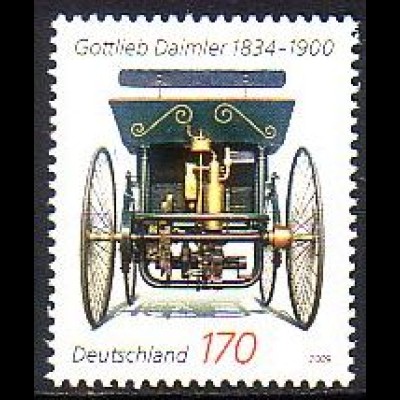 D,Bund Mi.Nr. 2725 Stahlradwagen von Gottlieb Daimler (170)