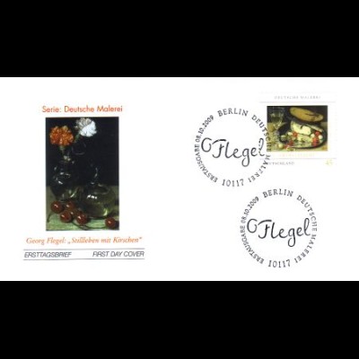 D,Bund Mi.Nr. 2761 Dt. Malerei, Stilleben mit Kirschen von Flegel (45)