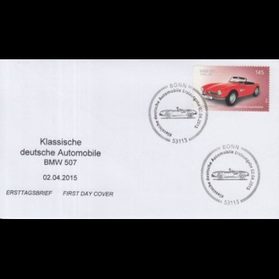D,Bund Mi.Nr. 3143 Klassische deutsche Automobile, BMW 507 (145)