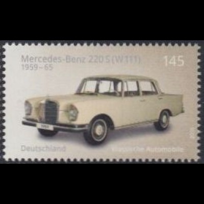 D,Bund Mi.Nr. 3144 Klassische deutsche Automobile, Mercedes-Benz 220 S (145)