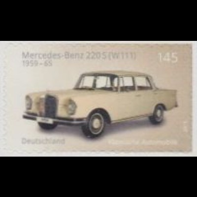 D,Bund Mi.Nr. 3148 Klass.deutsche Automobile, Mercedes-Benz 220 S, skl. (145)