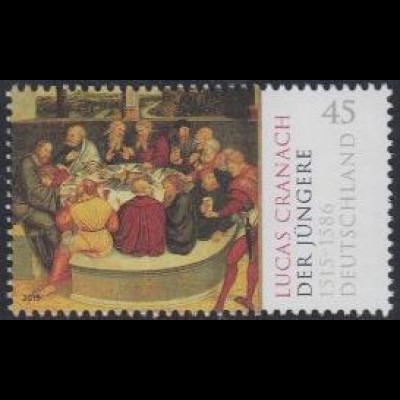 D,Bund Mi.Nr. 3181 500.Geb.Lucas Cranach, Das letzte Abendmahl (45)