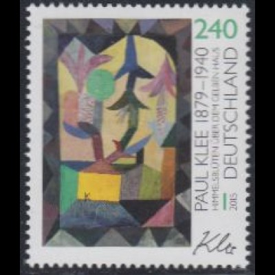 D,Bund Mi.Nr. 3195 75.Todestag Paul Klee, Gemälde Himmerblüten .. (240)