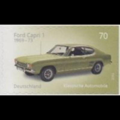 D,Bund Mi.Nr. 3214 Klassische deutsche Automobile, Ford Capri, skl. (70)