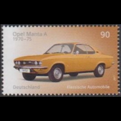 D,Bund MiNr. 3297 Klassische dt.Automobile, Opel Manta A (90)