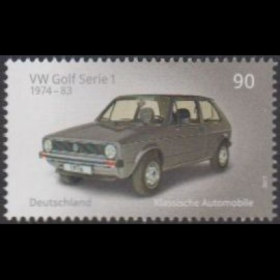 D,Bund MiNr. 3298 Klassische dt.Automobile, VW Golf Serie 1 (90)