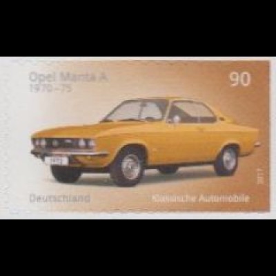 D,Bund MiNr. 3302 Klassische dt.Automobile, Opel Manta A, skl (90)