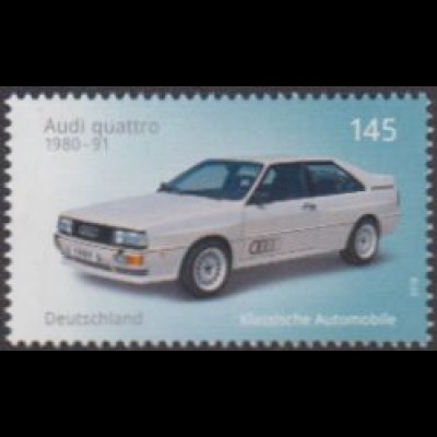 D,Bund MiNr. 3367 Klassische Automobile, Audi quattro (145)