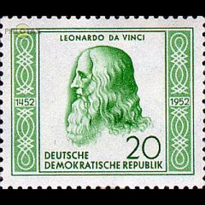 D,DDR Mi.Nr. 312 500. Geburtstag Leonardo da Vinci (20)