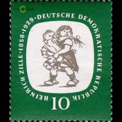 D,DDR Mi.Nr. 624 Heinrich Zille, Zillegören (10)