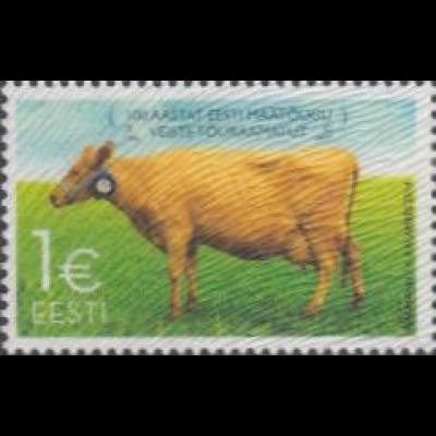 Estland Mi.Nr. 797 100J.estnisches Rinderzuchtbuch, Rind (1)