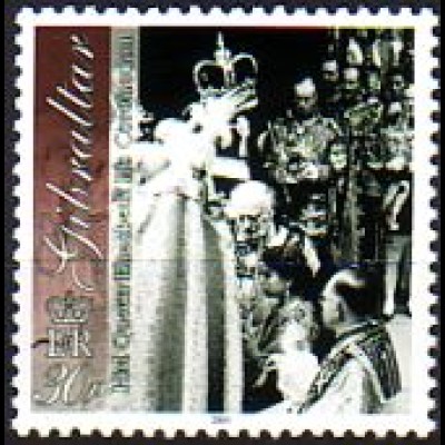 Gibraltar Mi.Nr. 1028 50 J. Krönung Elisabeth II. (30)